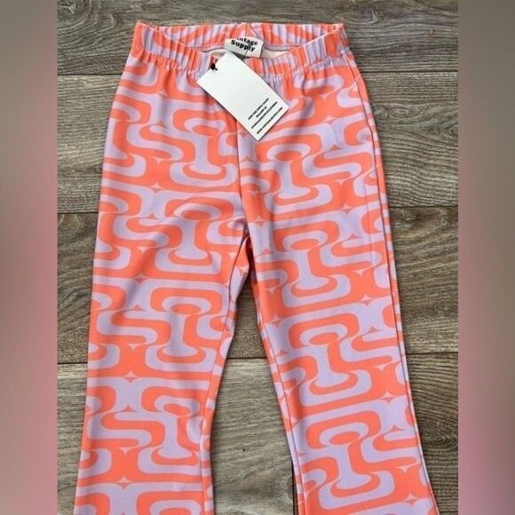 NWT Retro Bell Bottom Stretchy Flare Pants 70s 80s Hippie Rave Festival Disco 2 - Picture 7 of 10